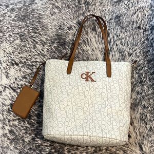 Calvin Klein Tote + Change Purse